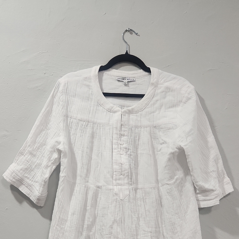 White Long Sleeve Dress - Picture 3 of 5
